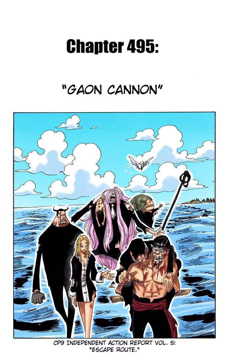 One Piece Chapter 495 - Page 1