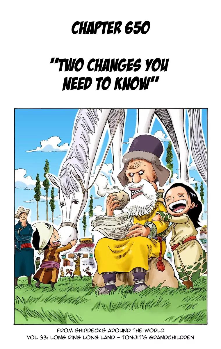 One Piece Chapter 650 - Page 2
