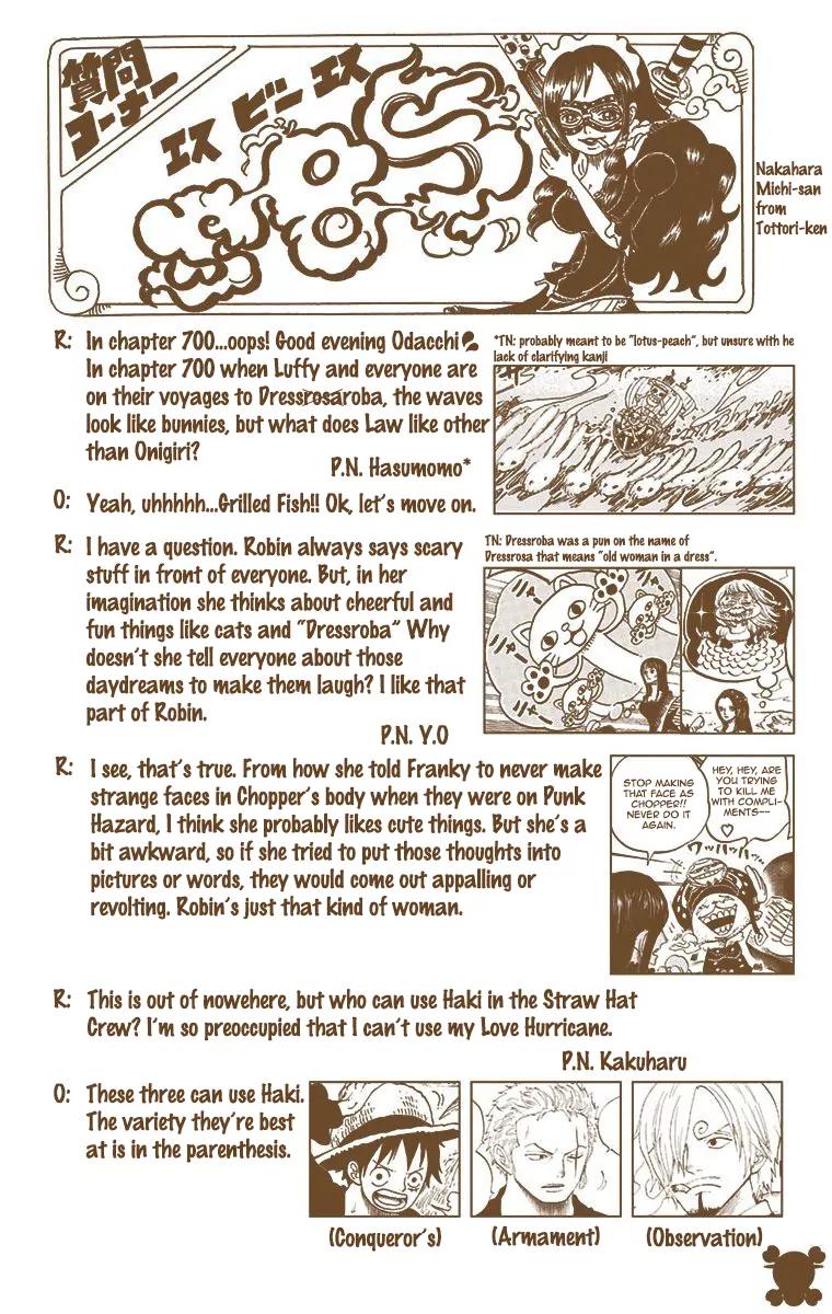 One Piece Chapter 703 - Page 21