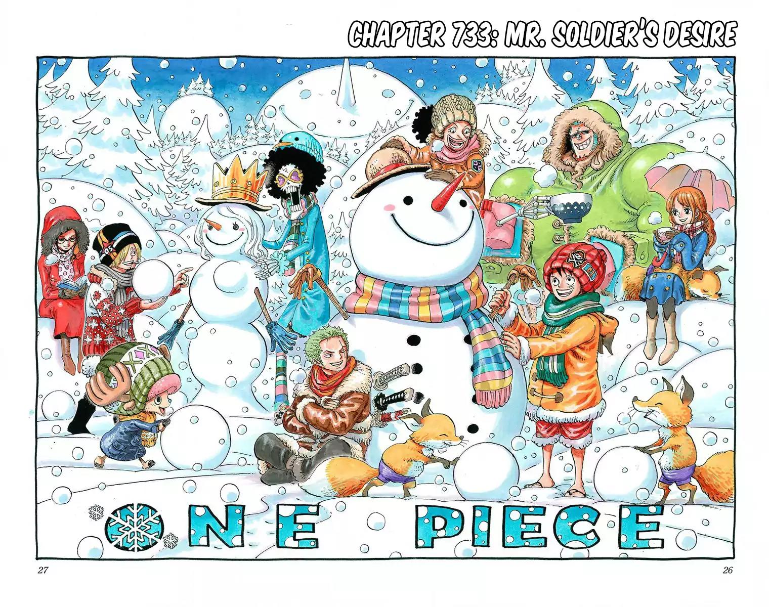 One Piece Chapter 733 - Page 1
