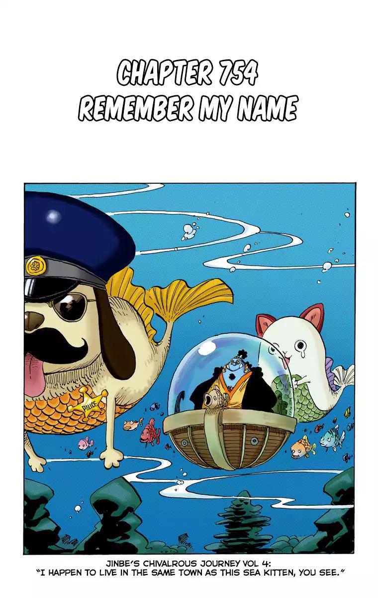 One Piece Chapter 754 - Page 1