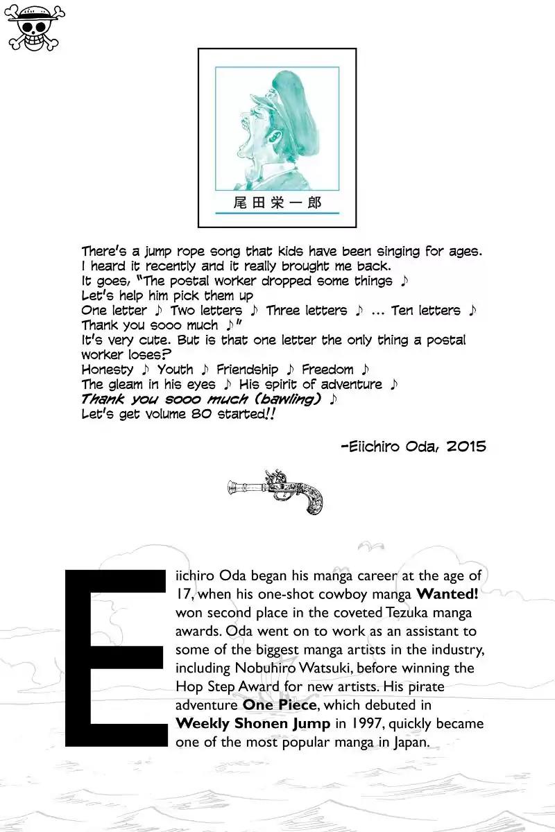 One Piece Chapter 796 - Page 2