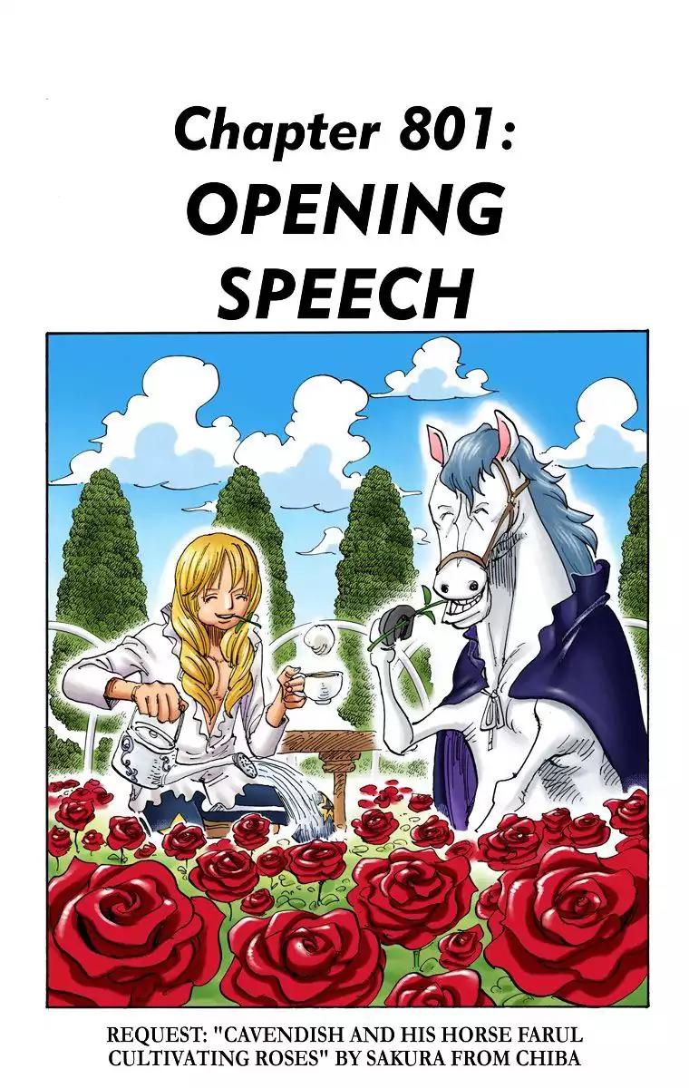 One Piece Chapter 801 - Page 1