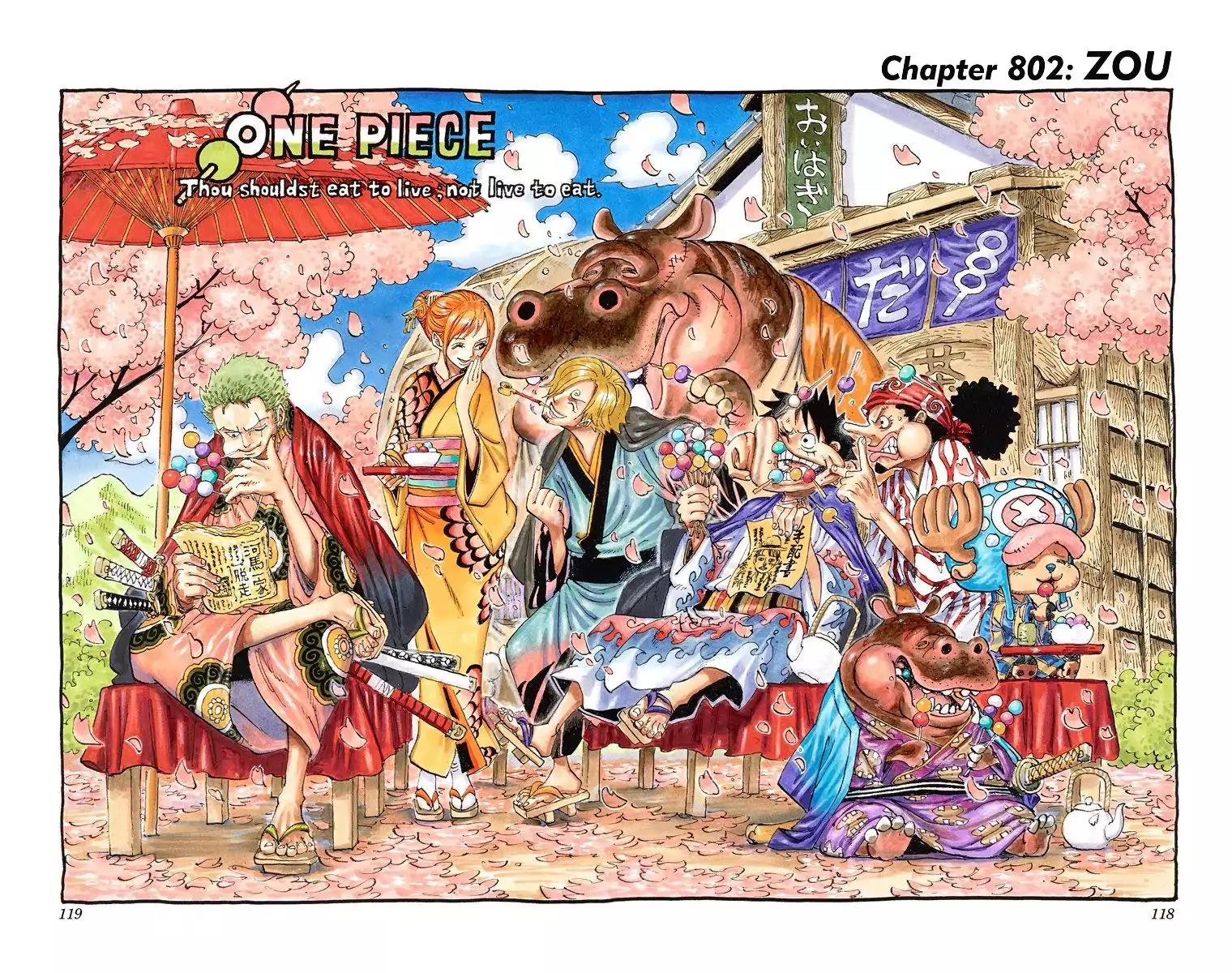 One Piece Chapter 802 - Page 1