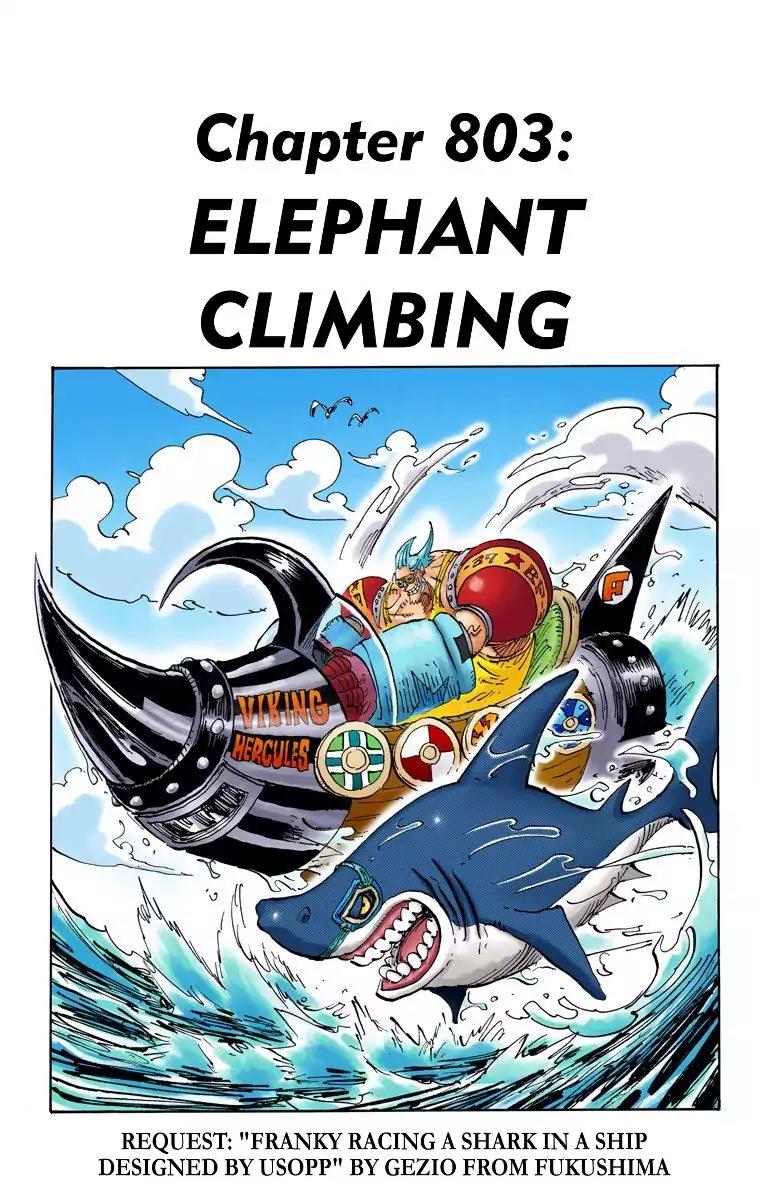 One Piece Chapter 803 - Page 1