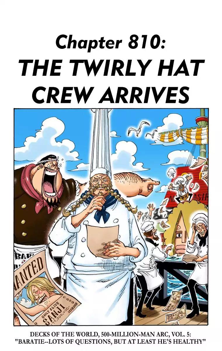 One Piece Chapter 810 - Page 1