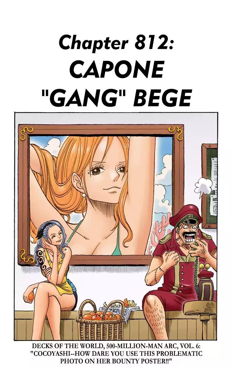 One Piece Chapter 812 - Page 1