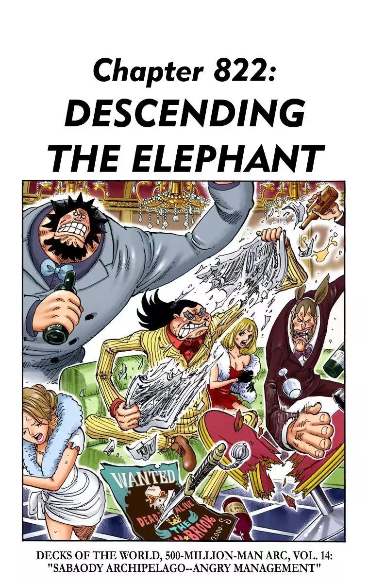 One Piece Chapter 822 - Page 1