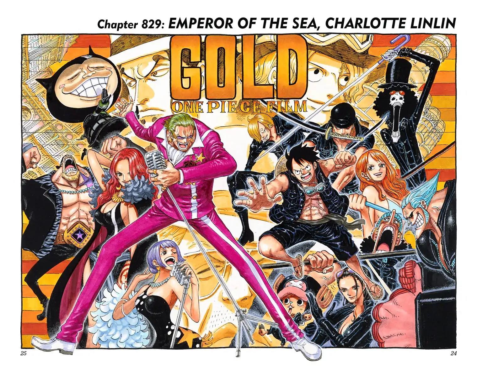 One Piece Chapter 829 - Page 1