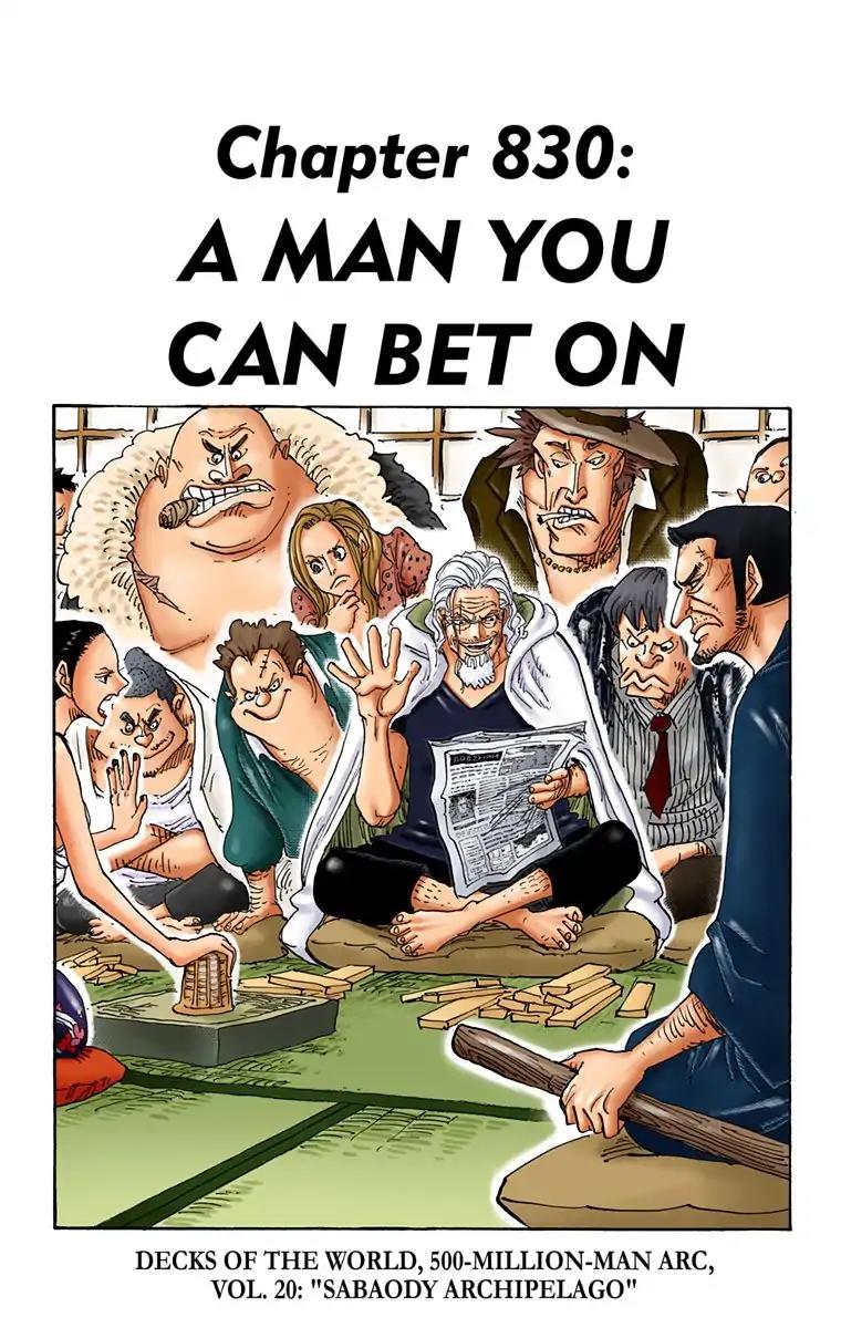 One Piece Chapter 830 - Page 1