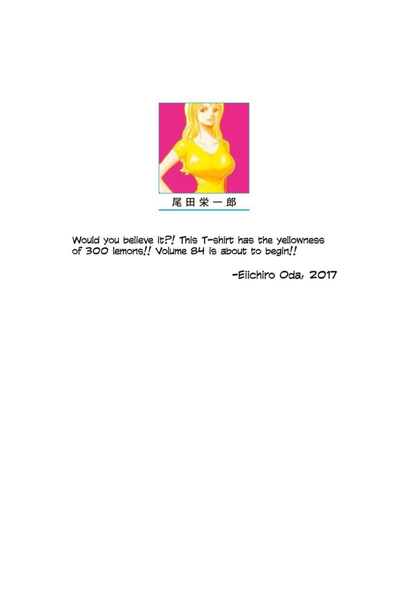 One Piece Chapter 839 - Page 2