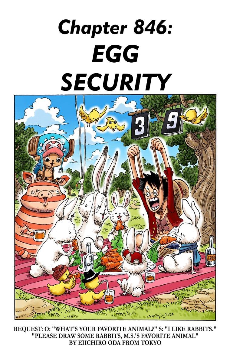 One Piece Chapter 846 - Page 1