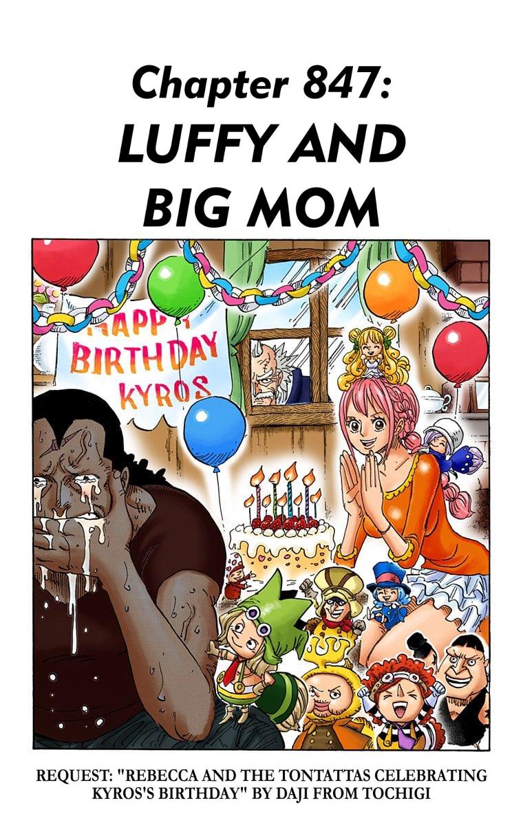 One Piece Chapter 847 - Page 1