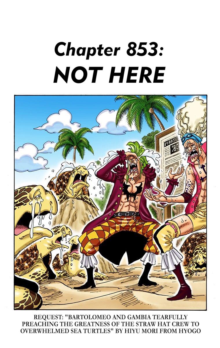 One Piece Chapter 853 - Page 1