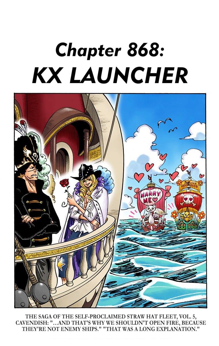 One Piece Chapter 868 - Page 1