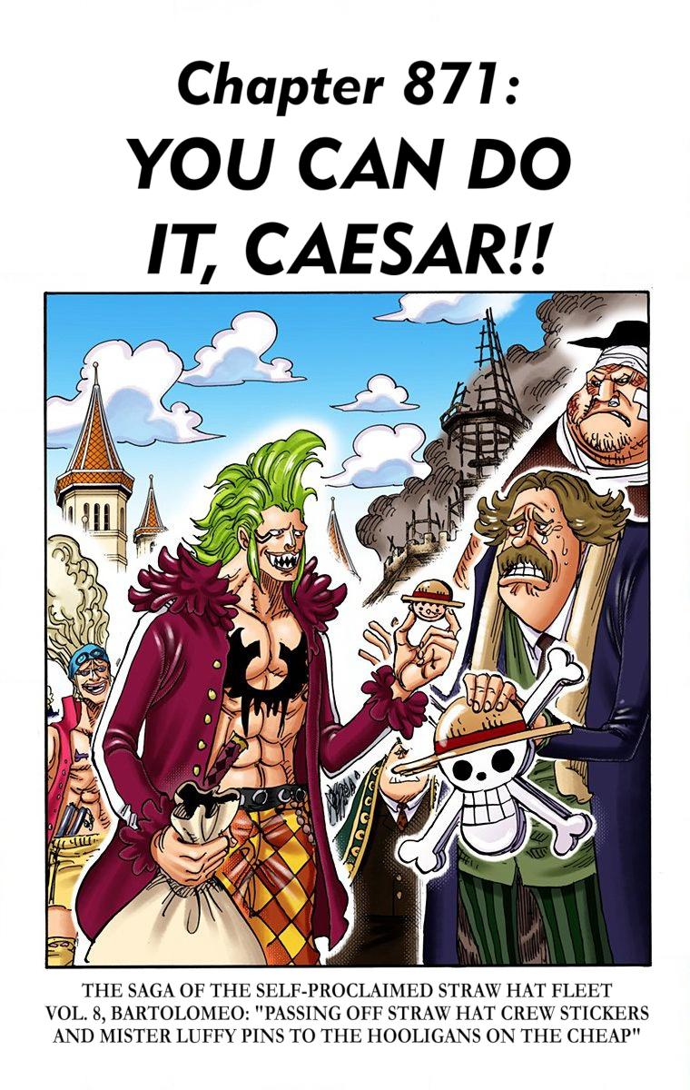 One Piece Chapter 871 - Page 1