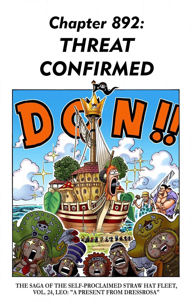 One Piece Chapter 892 - Page 1