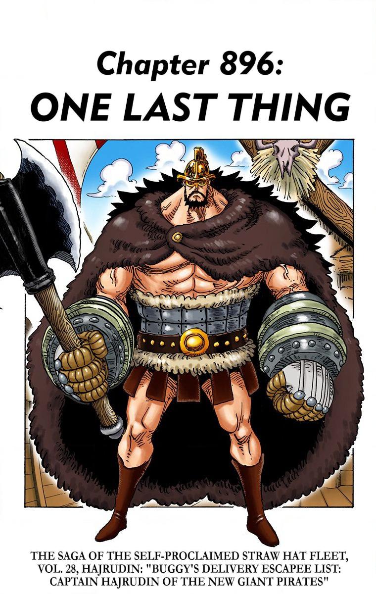 One Piece Chapter 896 - Page 1