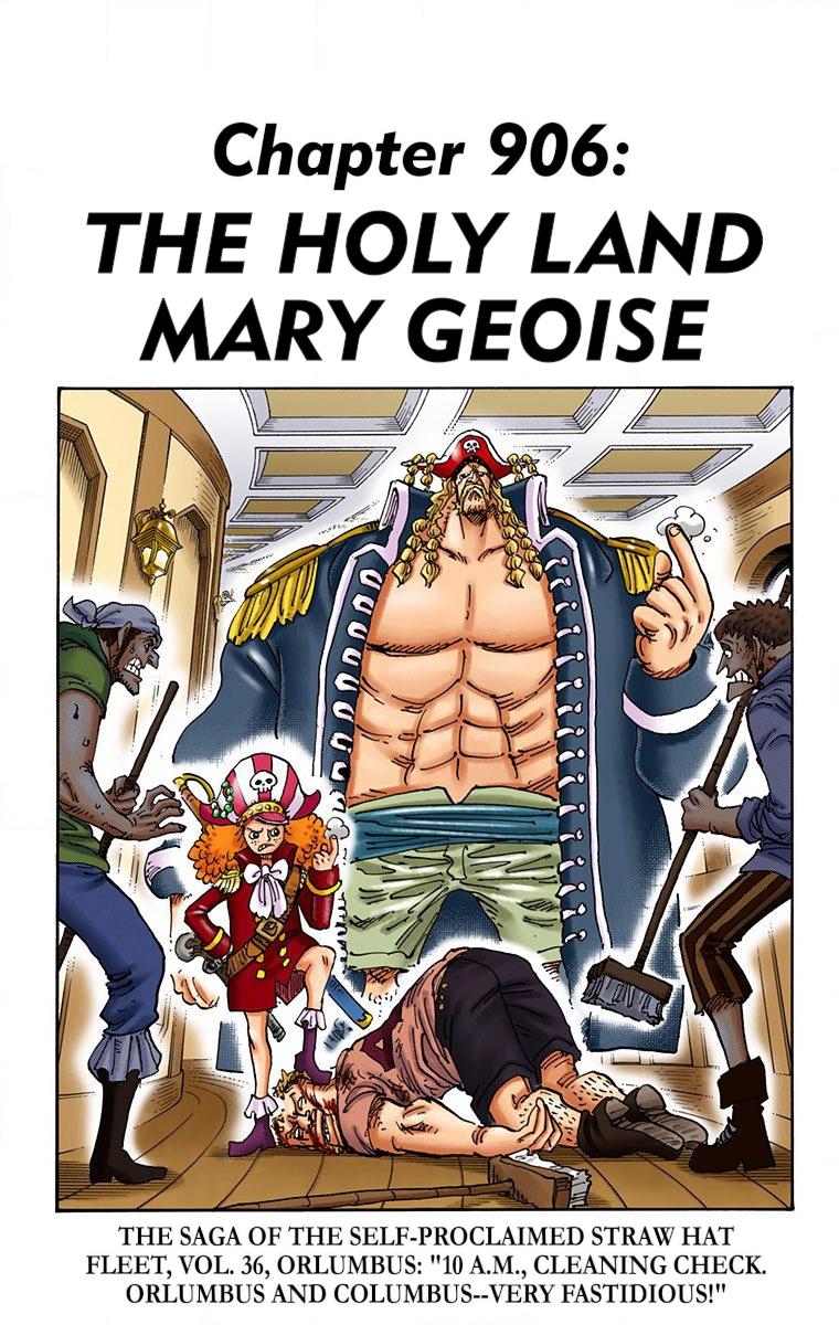 One Piece Chapter 906 - Page 1