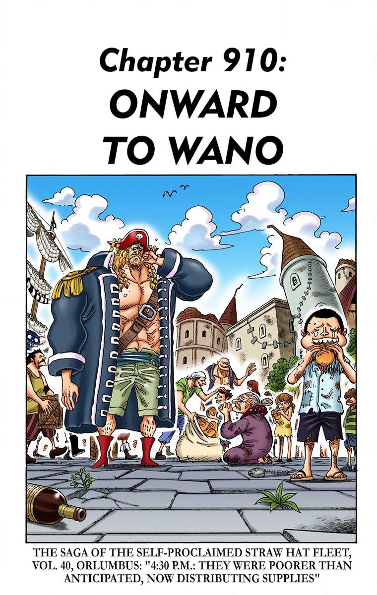 One Piece Chapter 910 - Page 1