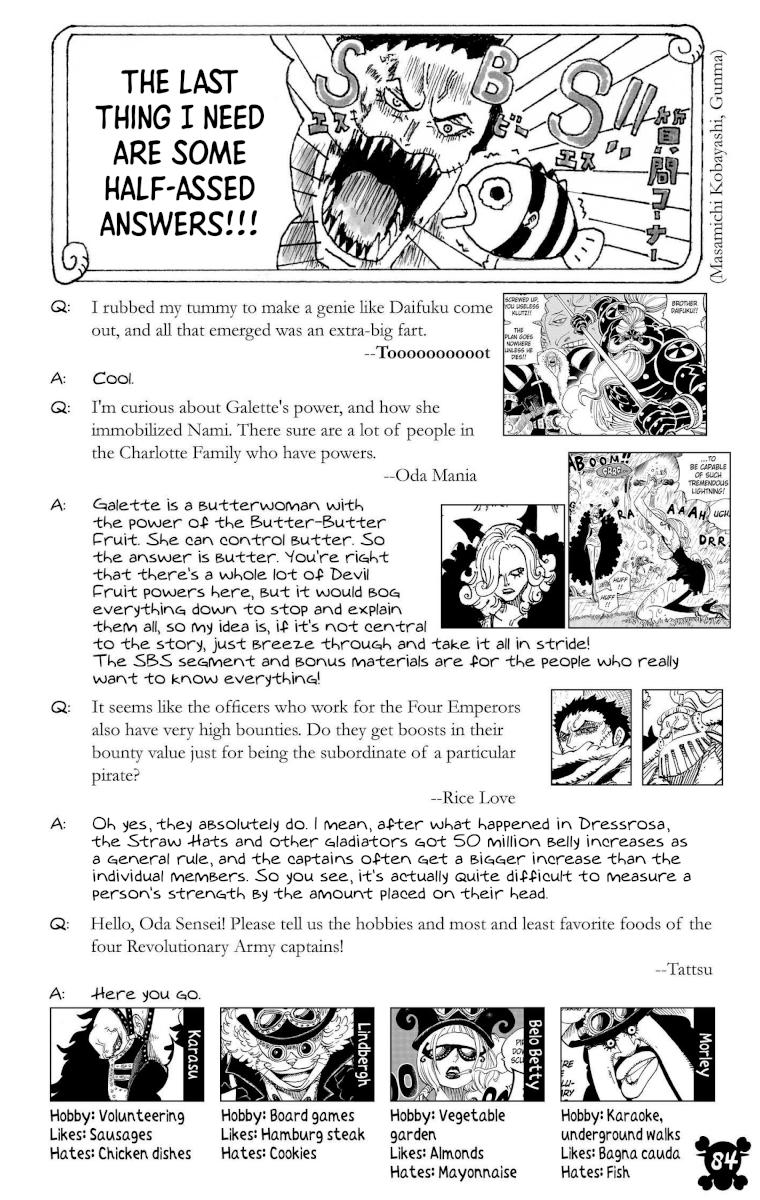 One Piece Chapter 914 - Page 18