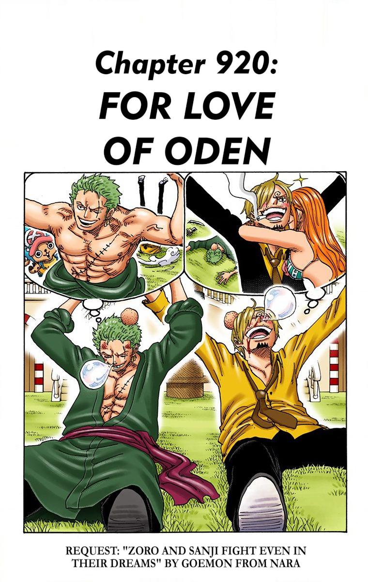 One Piece Chapter 920 - Page 1