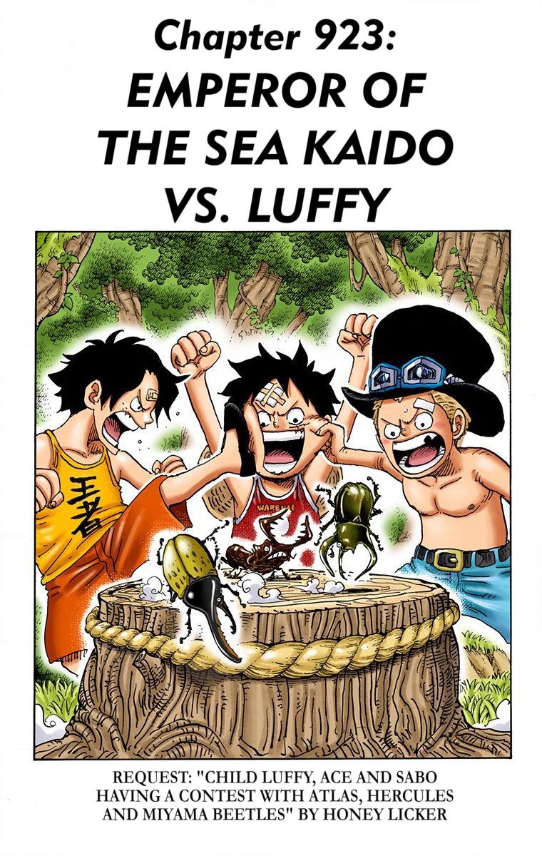 One Piece Chapter 923 - Page 1