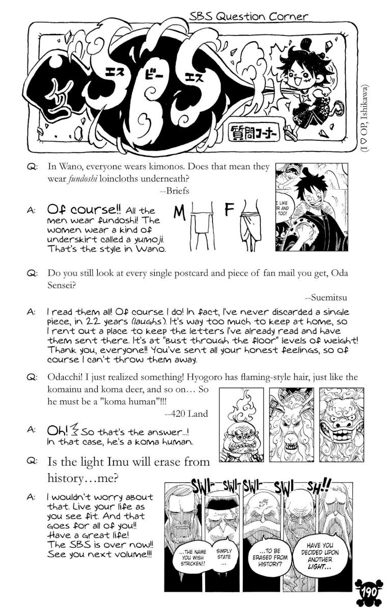 One Piece Chapter 952 - Page 18