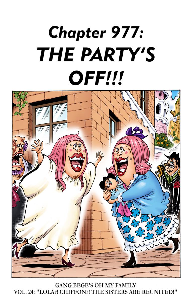 One Piece Chapter 977 - Page 1