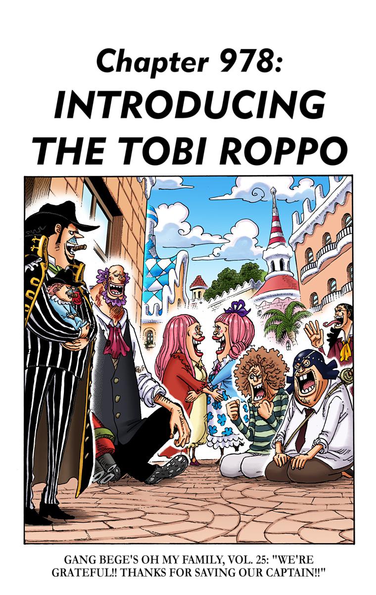 One Piece Chapter 978 - Page 1