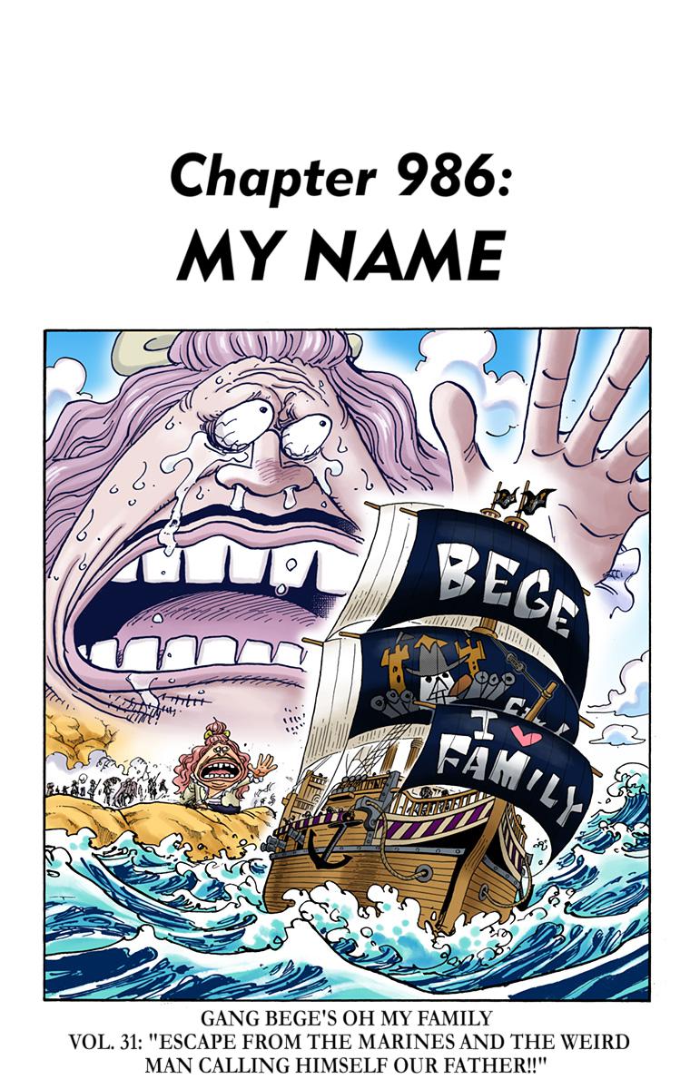 One Piece Chapter 986 - Page 1