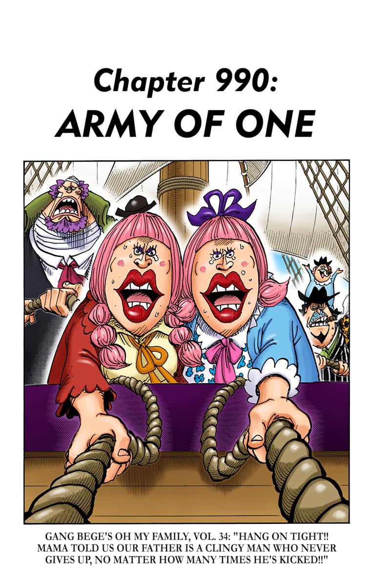 One Piece Chapter 990 - Page 1