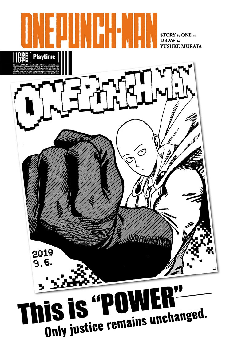One-Punch Man Chapter 116 - Page 1