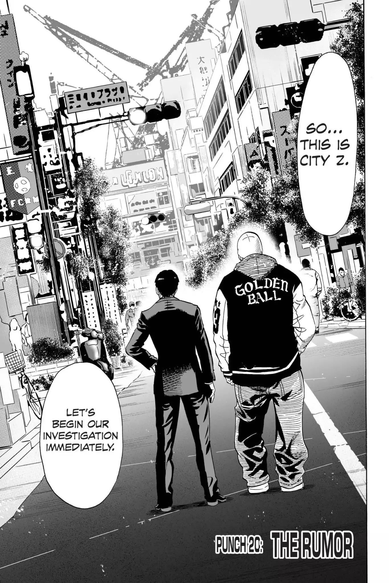 One-Punch Man Chapter 20 - Page 1