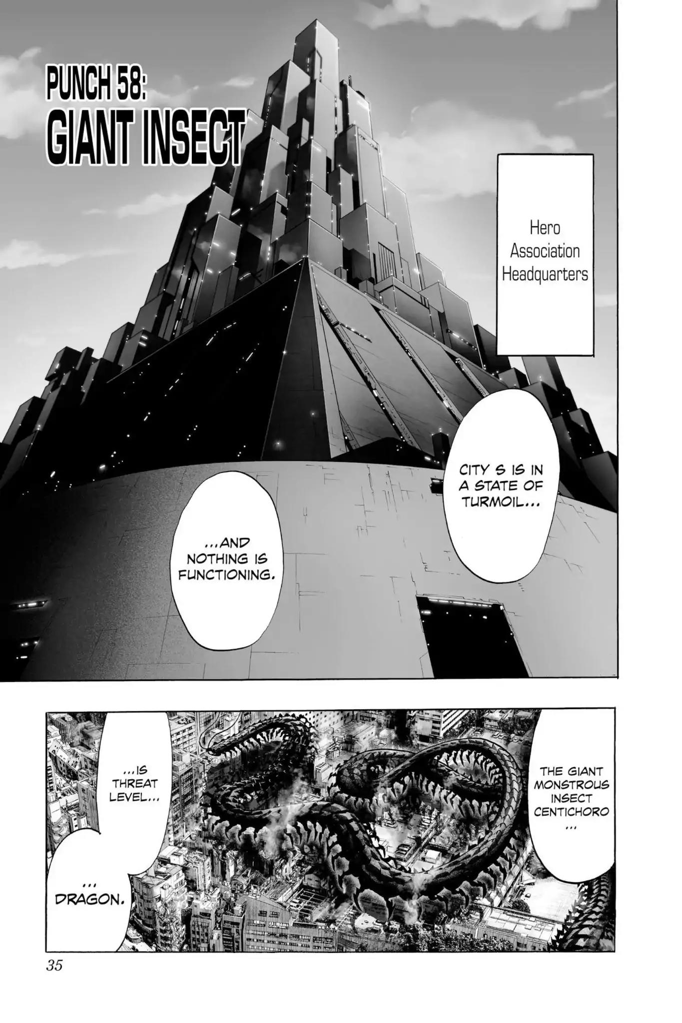 One-Punch Man Chapter 58 - Page 1