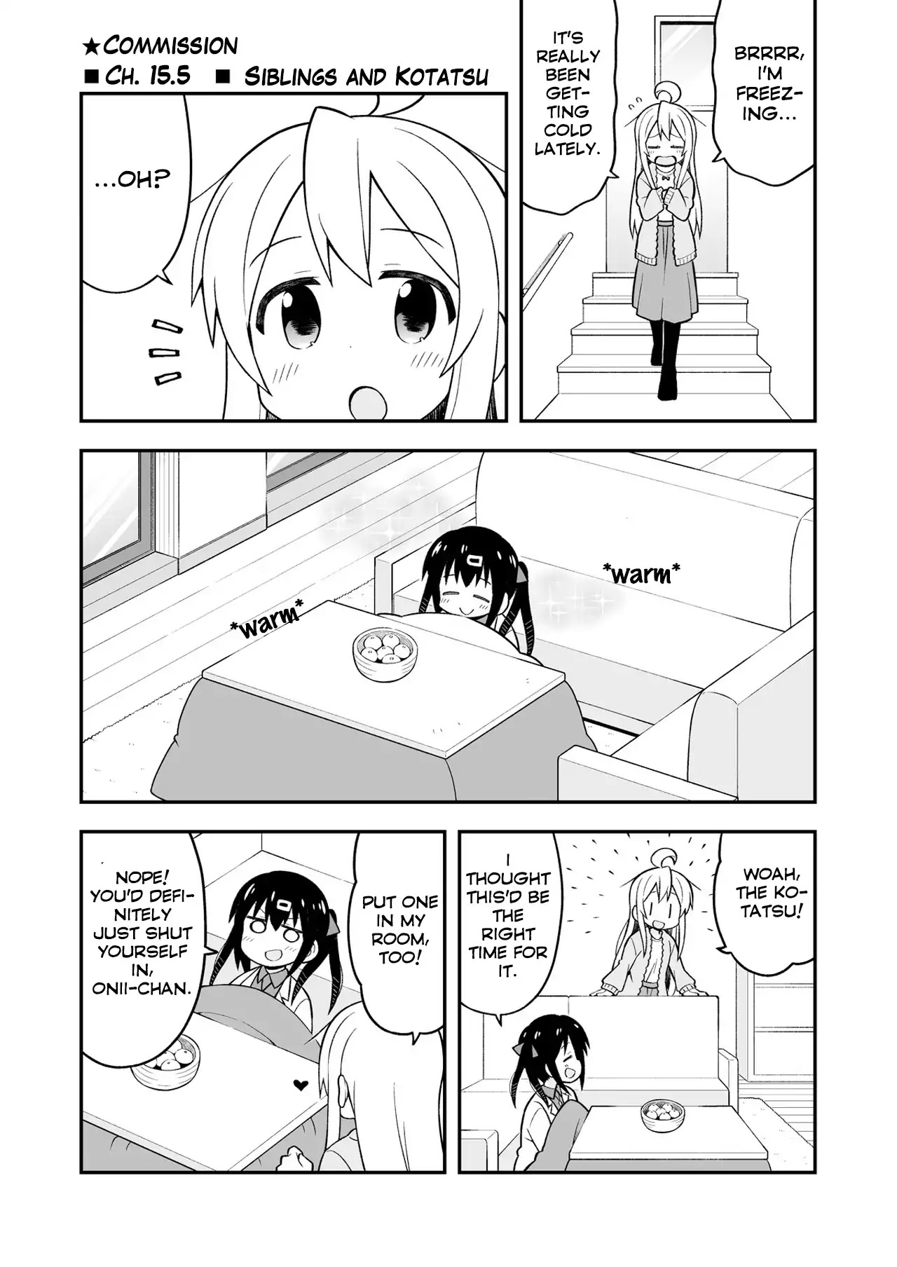 Onii-chan Is Done For! Chapter 15.5 - Page 1