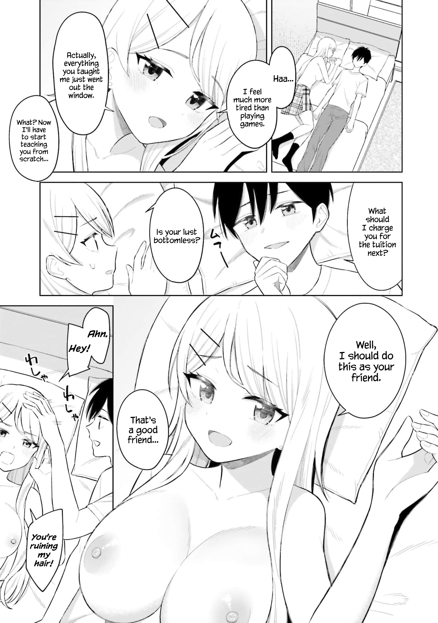 Onna Tomodachi wa Tanomeba Igaito Yarasete Kureru Chapter 4 - Page 12
