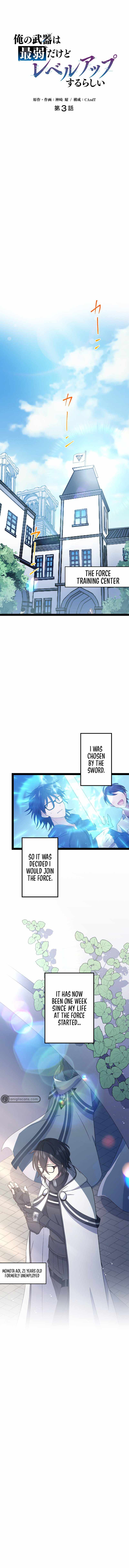 Ore no Buki wa Saijaku Dakedo Level Up suru Rashii Chapter 3 - Page 2