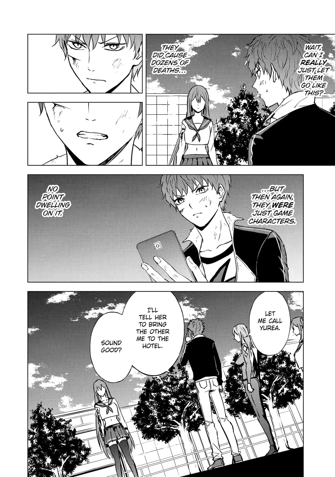 Ore no Genjitsu wa Ren’ai Game?? ka to Omottara Inochigake no Game datta Chapter 85 - Page 15