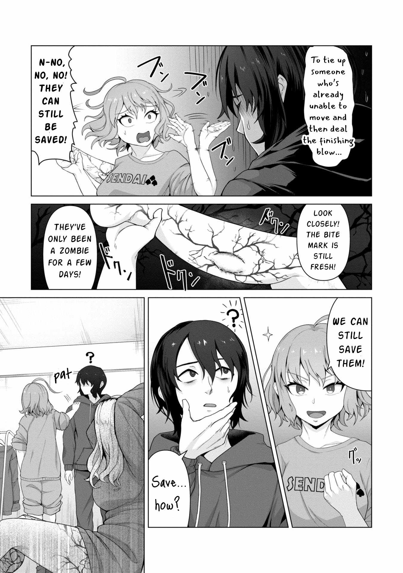 Ore no vaccine dake ga zonbi-ka shita sekai o sukueru Chapter 2 - Page 13