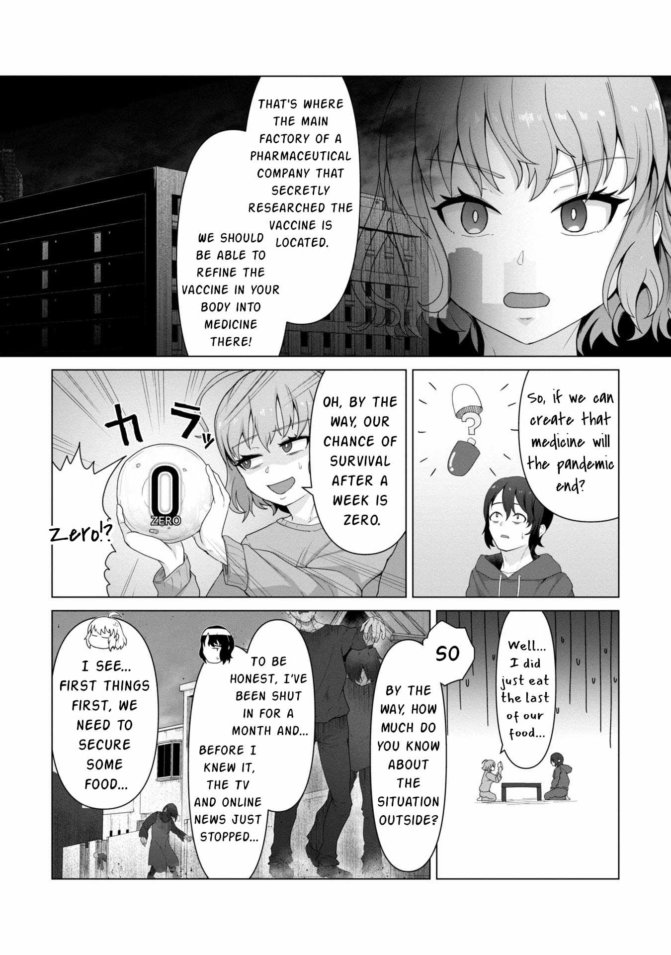 Ore no vaccine dake ga zonbi-ka shita sekai o sukueru Chapter 2 - Page 4