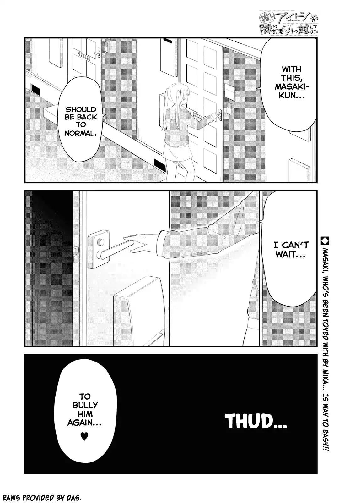Oshi no Idol ga Tonari no Heya ni Hikkoshite Kita Chapter 3 - Page 15