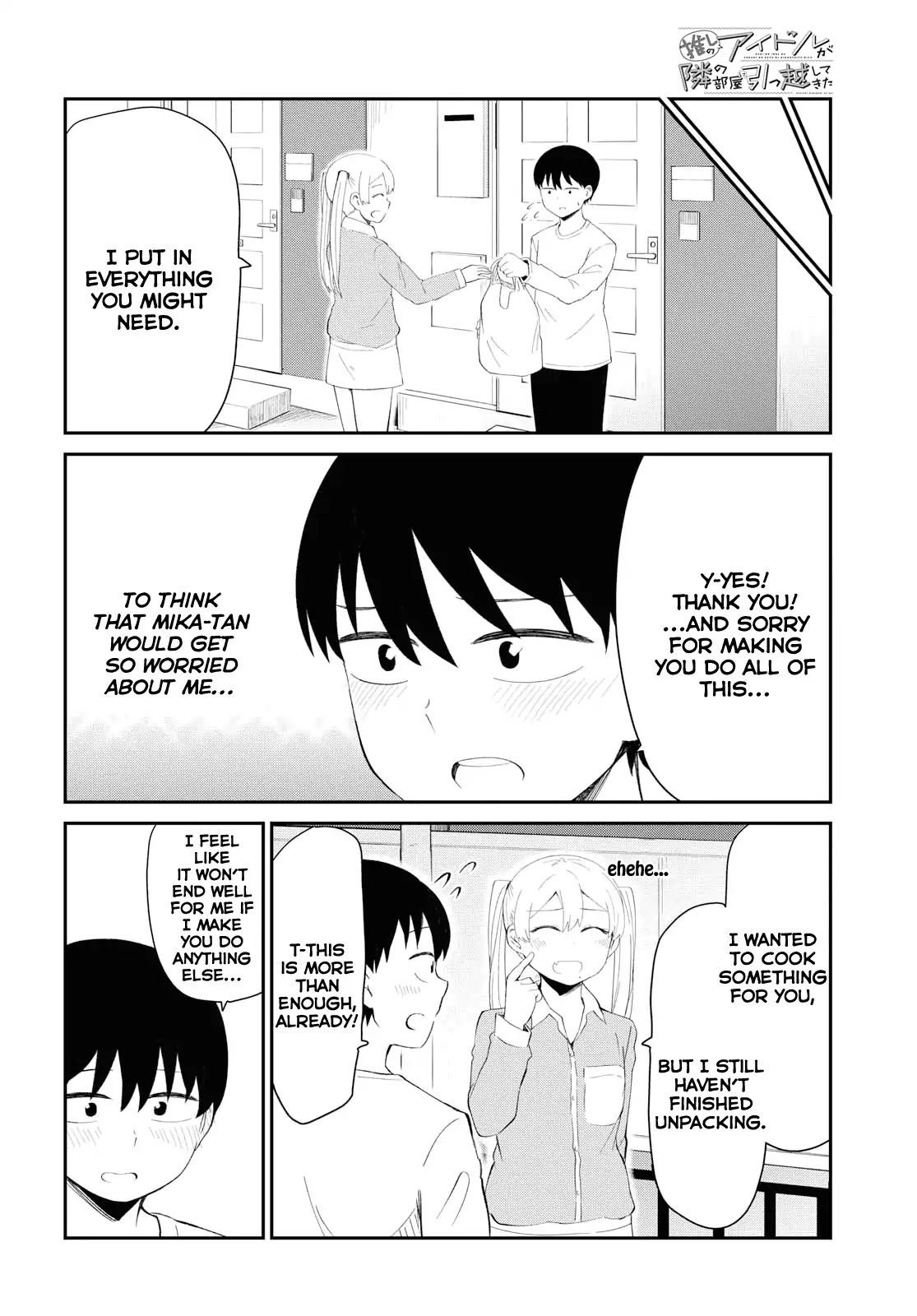 Oshi no Idol ga Tonari no Heya ni Hikkoshite Kita Chapter 3 - Page 10