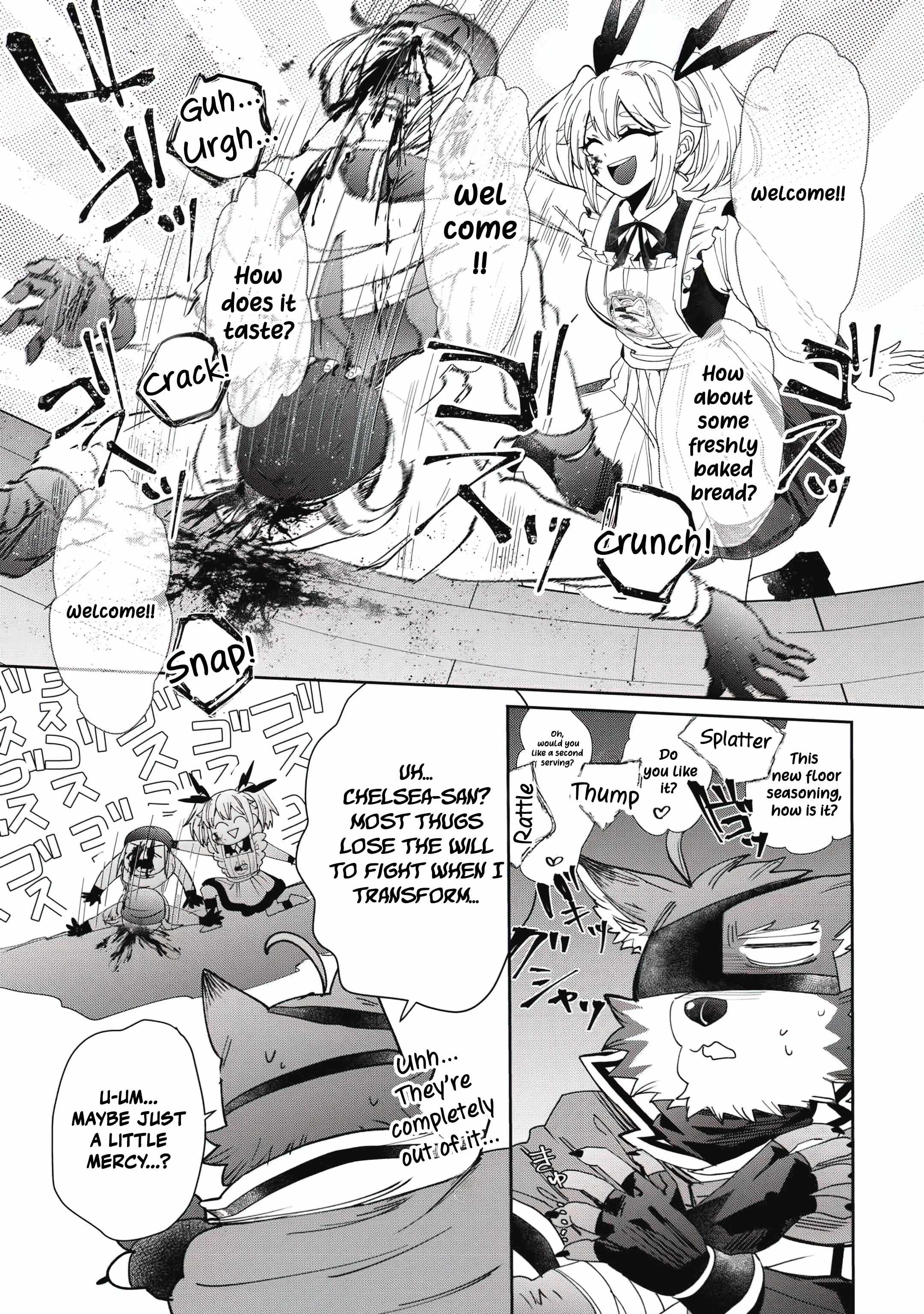 Oshikake Assassin-chan wa Outo Saikyou no Kanban Musume Chapter 1 - Page 8