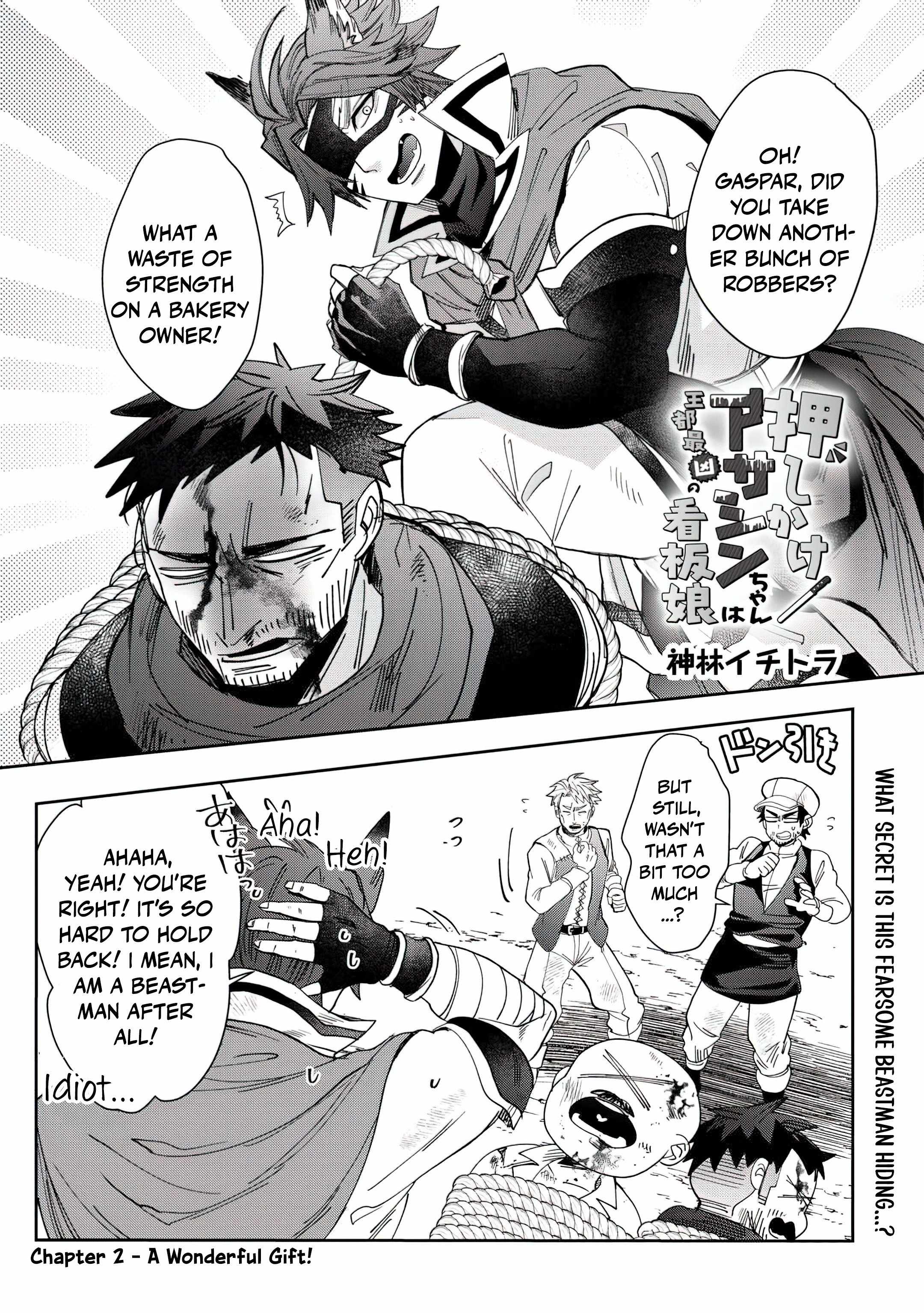 Oshikake Assassin-chan wa Outo Saikyou no Kanban Musume Chapter 2 - Page 2