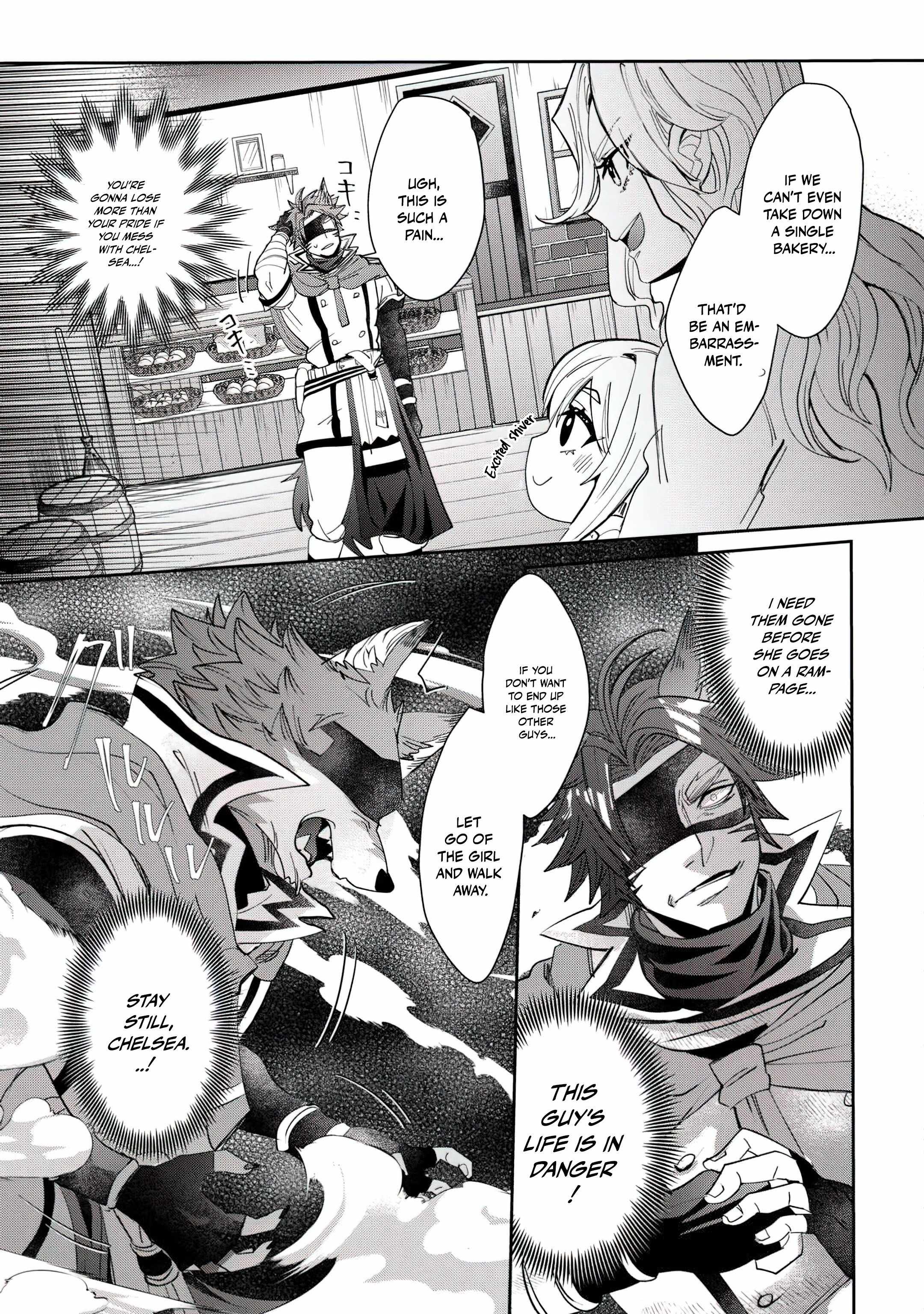 Oshikake Assassin-chan wa Outo Saikyou no Kanban Musume Chapter 2 - Page 12