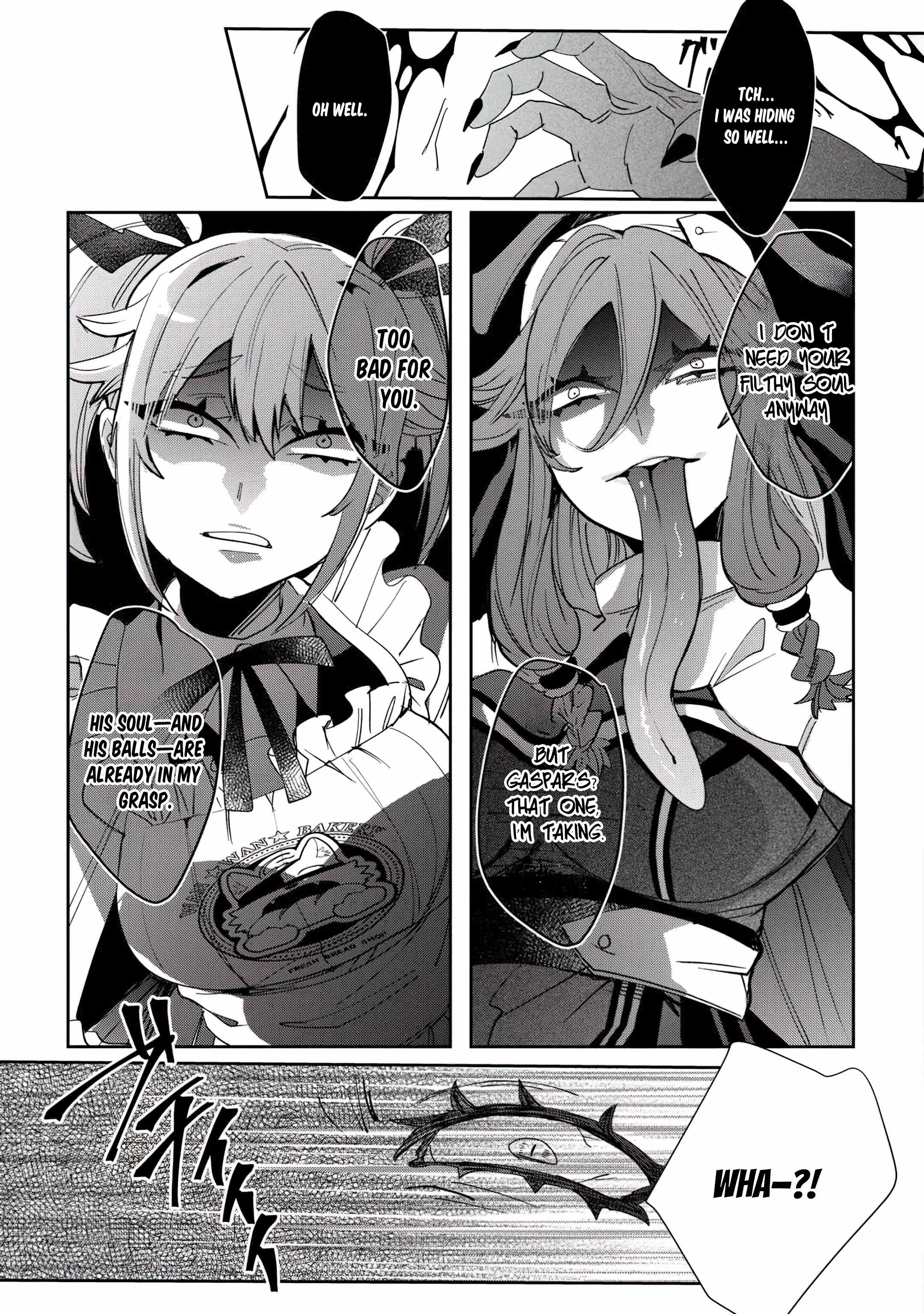Oshikake Assassin-chan wa Outo Saikyou no Kanban Musume Chapter 3 - Page 33