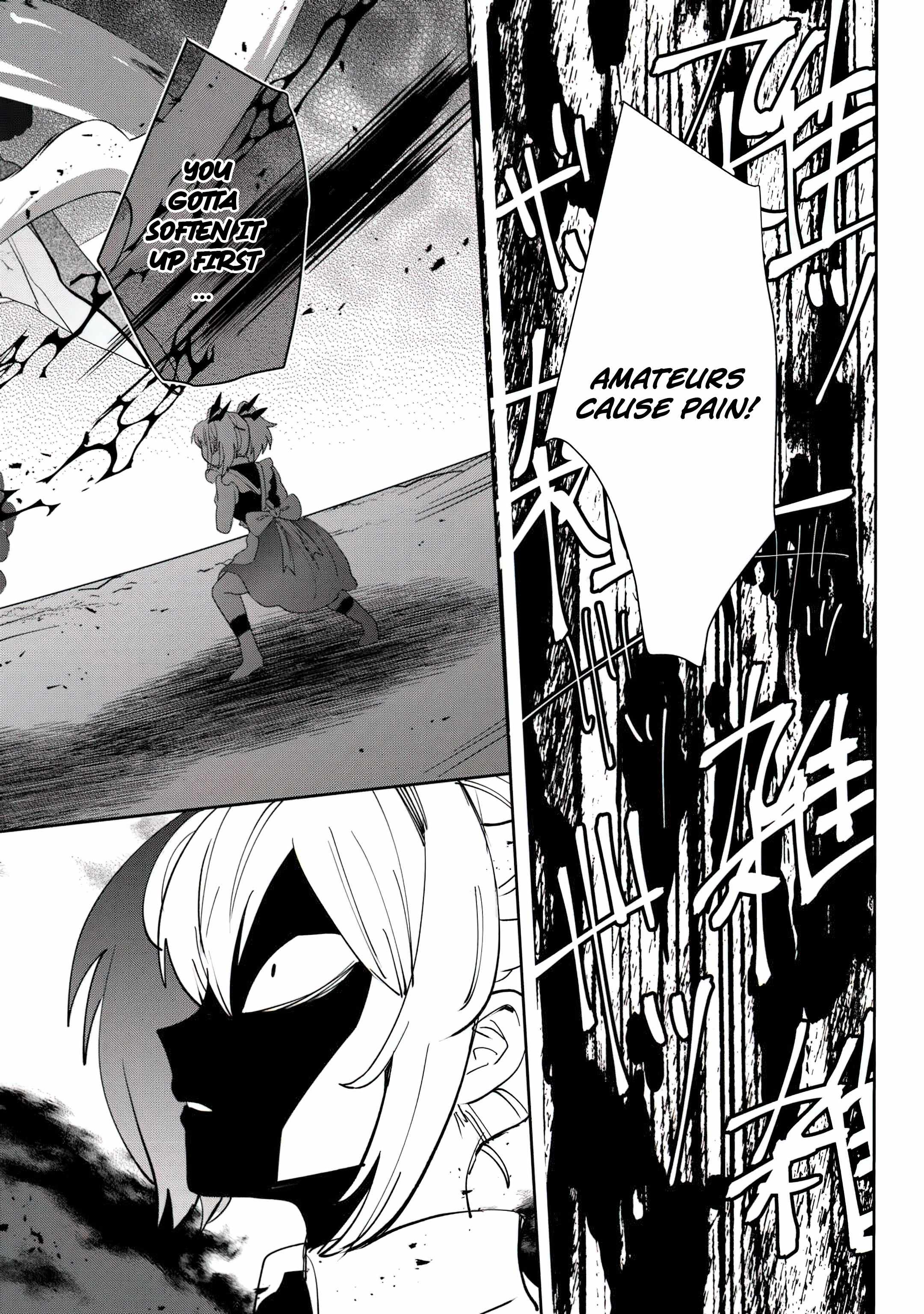 Oshikake Assassin-chan wa Outo Saikyou no Kanban Musume Chapter 3 - Page 34