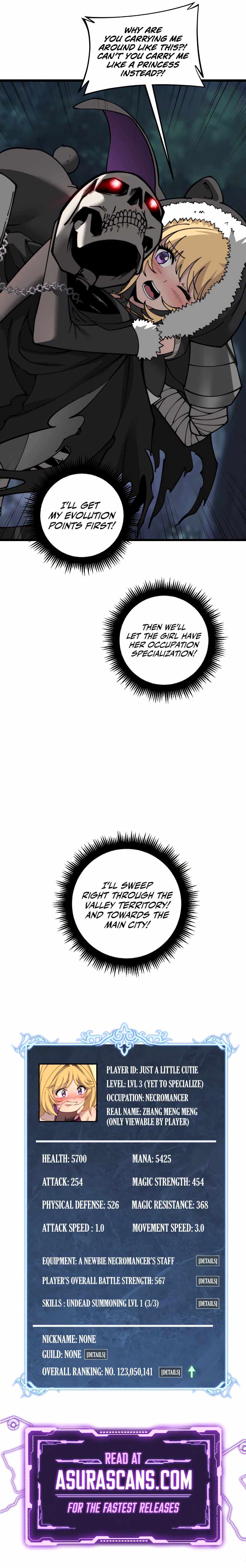 Otherworldly Skeleton Evolution Chapter 7 - Page 12