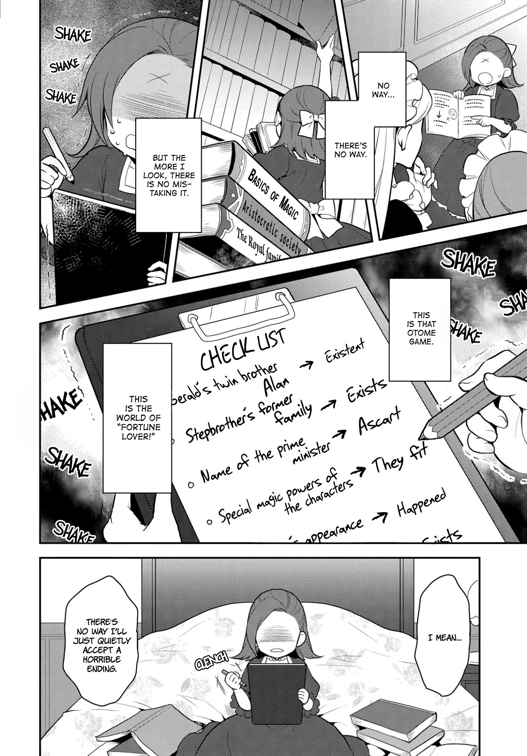 Otome Game No Hametsu Flag Shika Nai Akuyaku Reijou Ni Tensei Shite Shimatta… Chapter 1 - Page 23